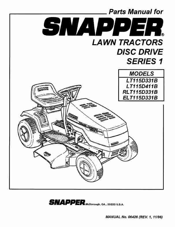 Snapper Lawn Mower ELT115D331B-page_pdf
